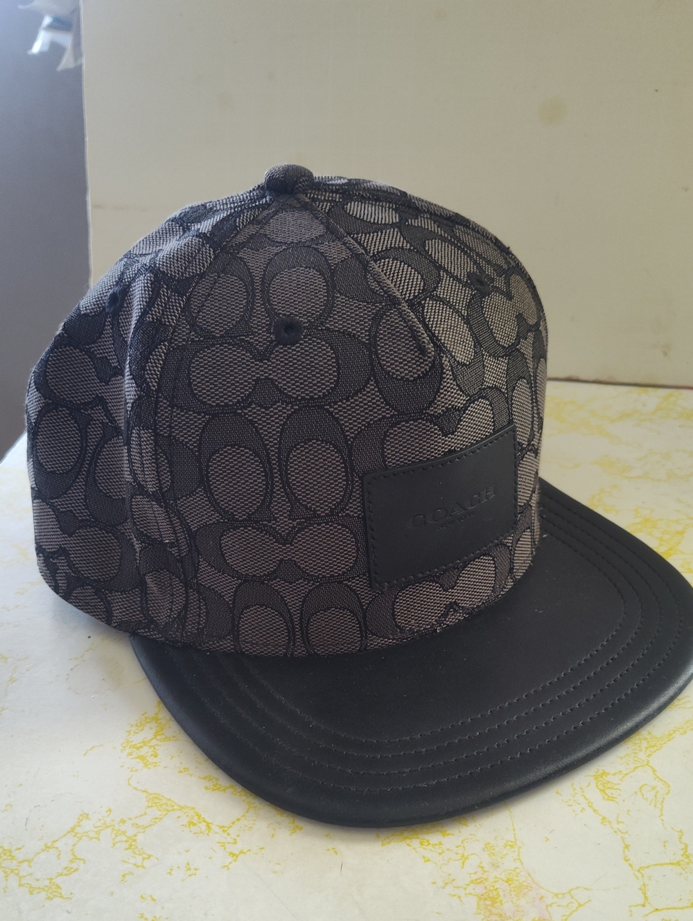 Men's Black Coach Ballcap One Size